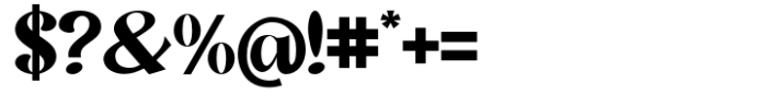 Ascentiv Regular Font OTHER CHARS