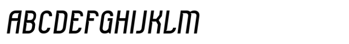 Ascetica Oblique Font UPPERCASE