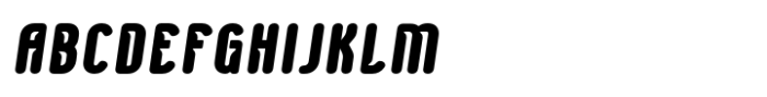 Ascetica Rounded Black Italic Font UPPERCASE