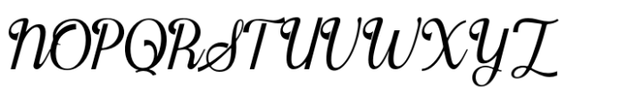 Asefine Font UPPERCASE