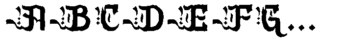 Aselami Rough Regular Font UPPERCASE