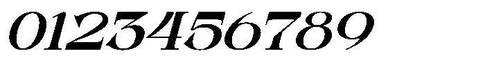 Aseno Modern Italic Font OTHER CHARS