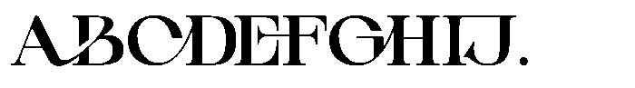 Aseno Modern Regular Font UPPERCASE