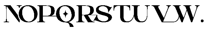Aseno Modern Regular Font UPPERCASE