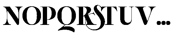 Asentro Black Font UPPERCASE