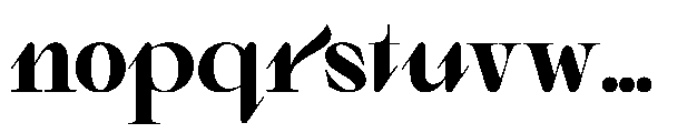 Asentro Black Font LOWERCASE