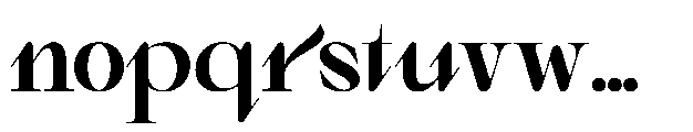 Asentro Extra Bold Font LOWERCASE