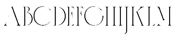 Asentro Extra Light Font UPPERCASE