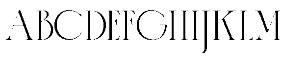 Asentro Light Font UPPERCASE