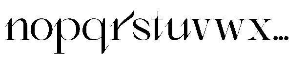 Asentro Medium Font LOWERCASE