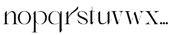 Asentro Regular Font LOWERCASE