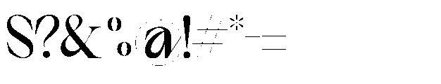 Asentro Semi Bold Font OTHER CHARS