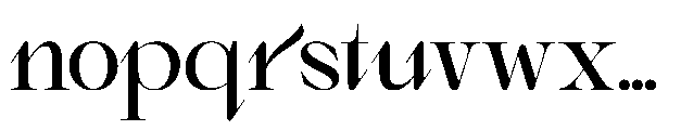 Asentro Semi Bold Font LOWERCASE