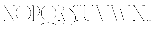 Asentro Thin Font UPPERCASE