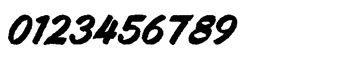 Asfalta Bold Italic Rough Font OTHER CHARS