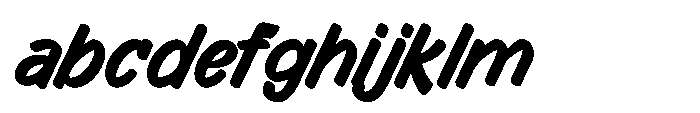 Asfalta Bold Italic FONT