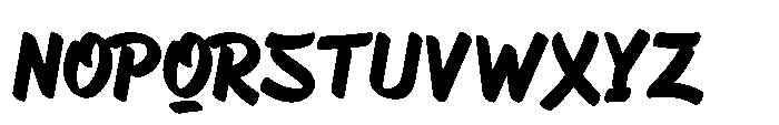 Asfalta Bold Font UPPERCASE