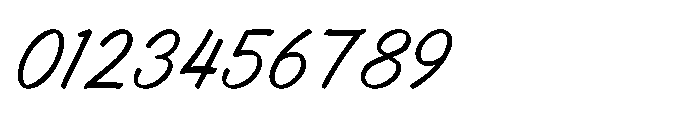 Asfalta Light Italic Font OTHER CHARS