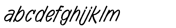 Asfalta Light Italic FONT