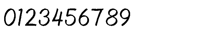Asfalta Light Rough Font OTHER CHARS