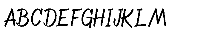 Asfalta Light Font UPPERCASE