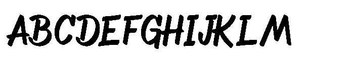Asfalta Regular Font UPPERCASE