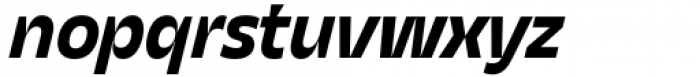 Asgard Bold Italic Font LOWERCASE