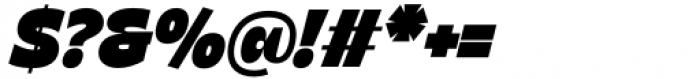 Asgard Fat Italic Font OTHER CHARS