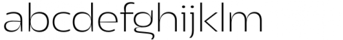 Asgard Fit Extralight Font LOWERCASE