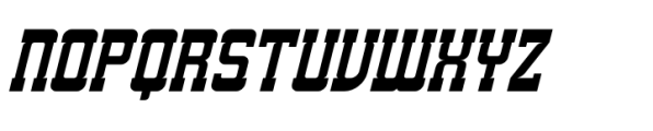 Asgard Italic Font UPPERCASE