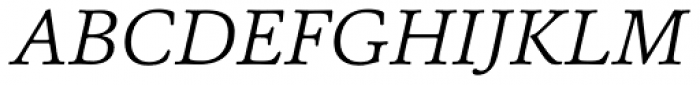 Ashbury Light Italic Font UPPERCASE