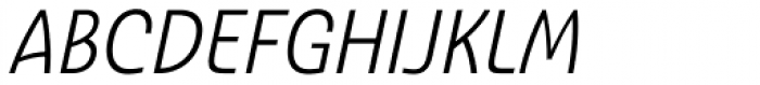 Ashemore Condensed Italic Font UPPERCASE