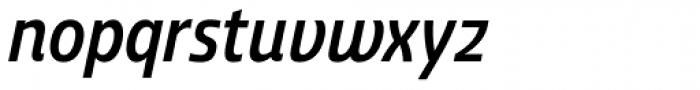 Ashemore Condensed Medium Italic Font LOWERCASE