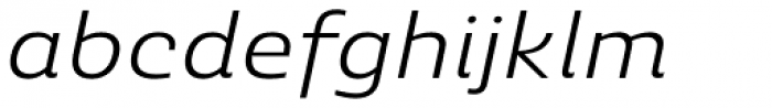 Ashemore Extended Italic Font LOWERCASE