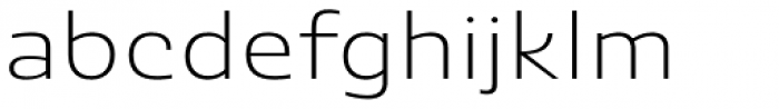 Ashemore Extended Light Font LOWERCASE