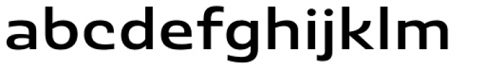 Ashemore Extended Medium Font LOWERCASE