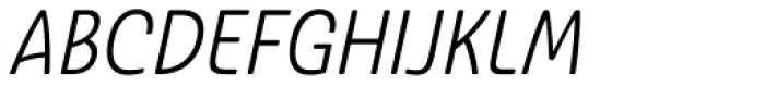 Ashemore Softened Condensed Italic Font UPPERCASE