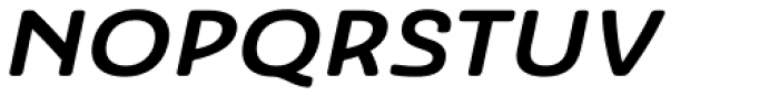 Ashemore Softened Ext Bold Italic Font UPPERCASE
