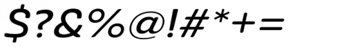 Ashemore Softened Ext Medium Italic Font OTHER CHARS