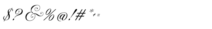Ashenford Script Font OTHER CHARS