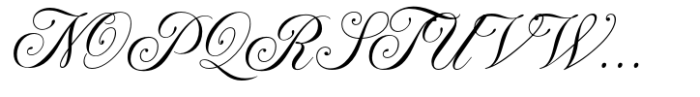Ashenford Script Font UPPERCASE
