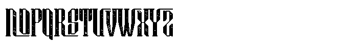 Ashigaru Texture Font LOWERCASE