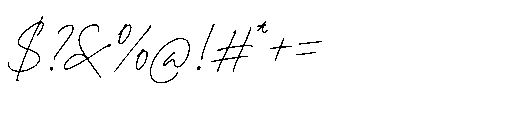Ashley Northwick Script Regular Font OTHER CHARS