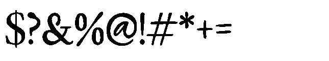 Ashley Northwick Serif Regular Font OTHER CHARS