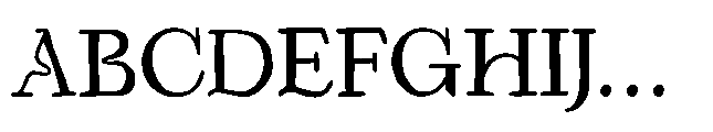 Ashley Northwick Serif Regular Font UPPERCASE