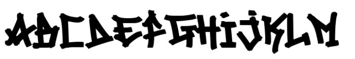 Ashura Regular Font UPPERCASE