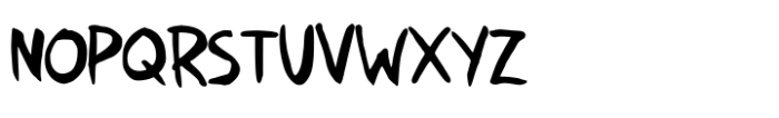 Asian Ink Brush Font UPPERCASE