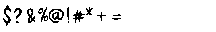Asian Japanese Font OTHER CHARS