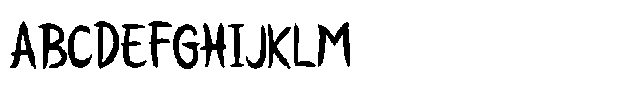 Asian Japanese Font UPPERCASE