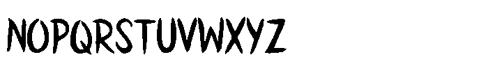 Asian Japanese Font UPPERCASE